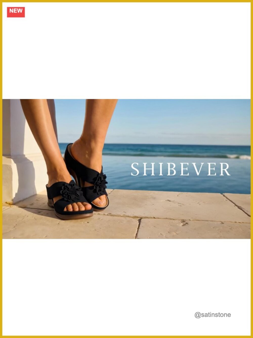 Wedge Sandals with Arch Support, Bohemian Floral Slip-On, Comfortable Dressy - Picture 6 of 6